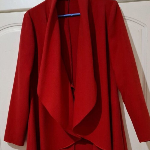 Women's red coat size M like new