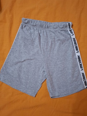 Boys' shorts, grey, size 116 cm