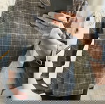  grey checked top L soulmate