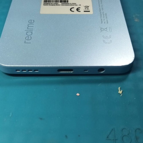 Realme Note 50 parts used, no SIM slot, damaged frame
