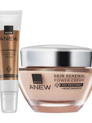 Anew Skin Renewal Power set new with face and eye cream