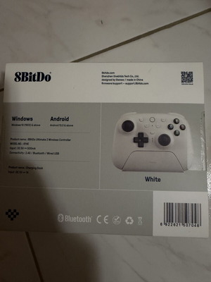 8Bitdo Ultimate 2 Wireless Gamepad for Android PC white new