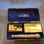 Gillette ABC Pocket Edition gold plated 24 karat like new
