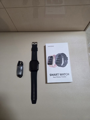 VKROBAG T50S smart watch with original box and USB cable