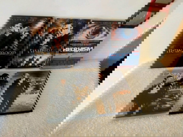 5) dvd. movies.