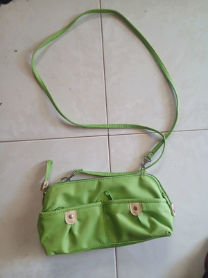 Hunter crossbody bag used, green