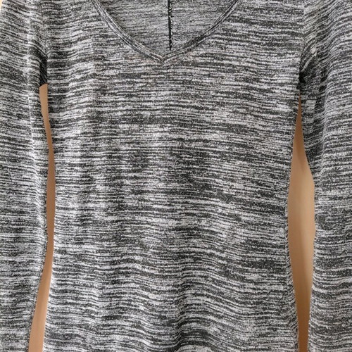 Tally Weijl blouse XS like new, black and grey