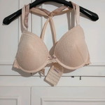Bra with padding like new, beige
