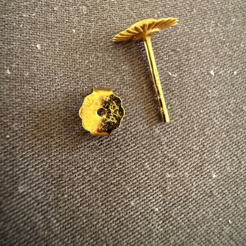 925 silver gold-plated earrings