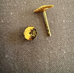 925 silver gold-plated earrings