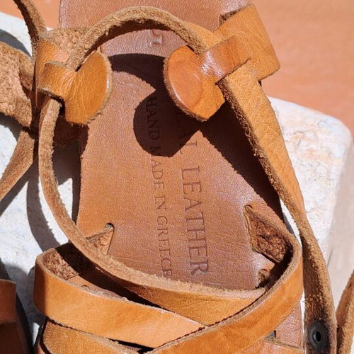 Sandals size 5 real leather Greek product
