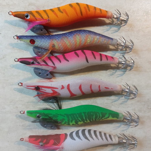 Fishing squid jigs #3.5 like new