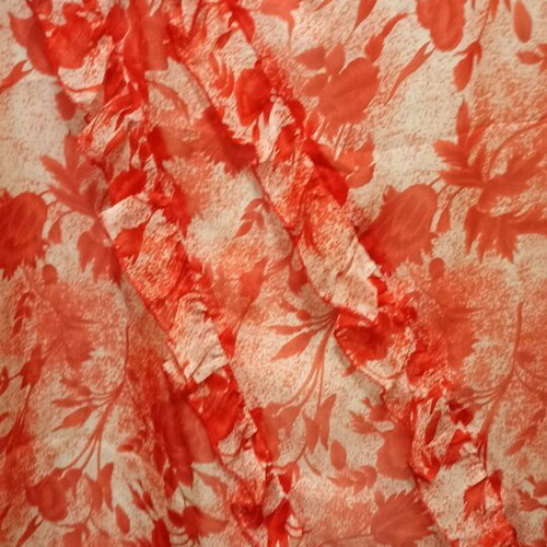 Silk sleeveless floral dress PERSONNE size XL