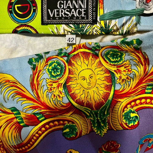 Gianni Versace Couture vintage mini skirt like new, multicolor