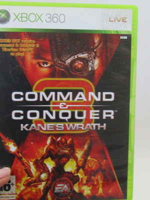 Xbox 360 Command & Conquer Kane's Wrath like new, with manual