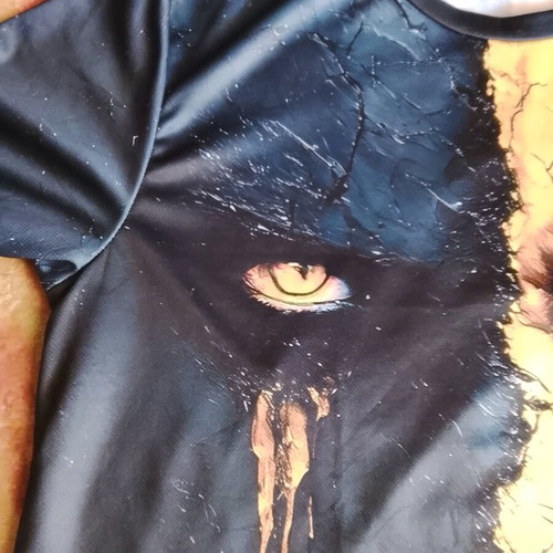 T-shirt like new, black and yellow, summer style, size M