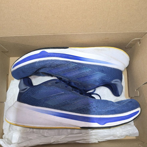 Adidas men's running shoes used, size 45, blue