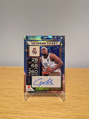 2025-26 Contenders EuroLeague Guerschon Yabusele Veteran Ticket like new