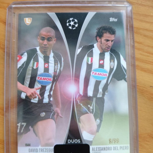 Topps Total Football Duos David Trezeguet and Alessandro Del Piero Juventus 99 card like new