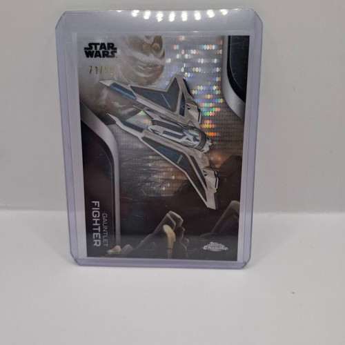2025 Topps Star Wars Hyperspace Gauntlet Fighter card like new /99