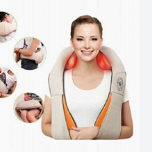 Neck Kneading massage device for neck with infrared heat new