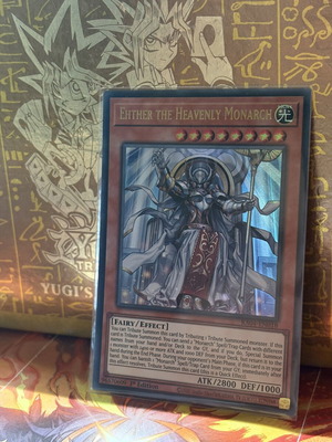 Yugioh Ehther The Heavenly Monarch card