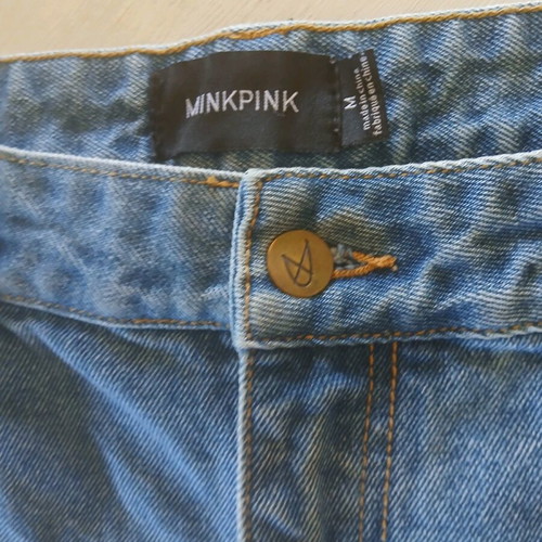 Minkpink Bermuda jeans size M like new, blue