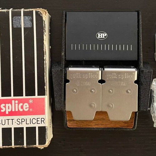HP Super 8mm Film Splicer Quik Splice Vintage, like new, made in USA