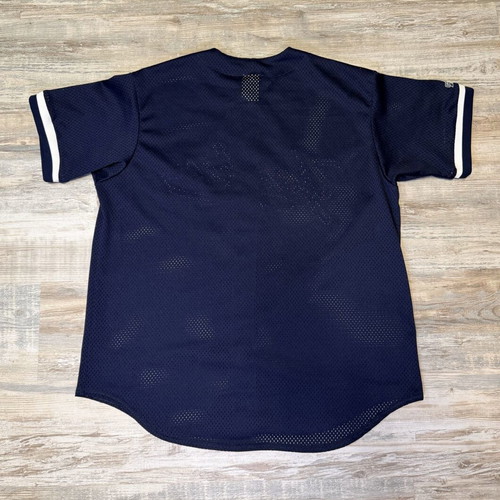 Yankees baseball jersey used, XL, navy blue mesh