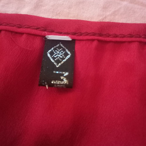 Women's red blouse like new, size L