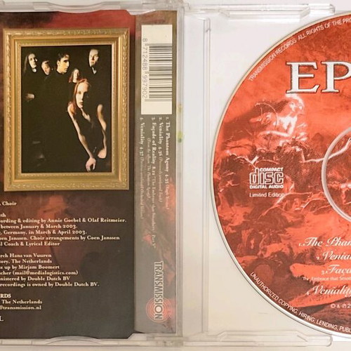 Epica The Phantom Agony CD single like new, metal