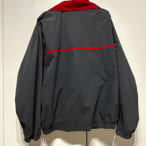 Men's blue jacket with red stripe like new, size XL
