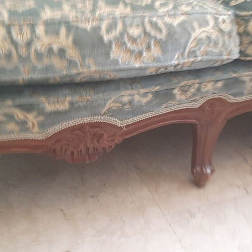 Vintage carved wooden salon Portorafthi