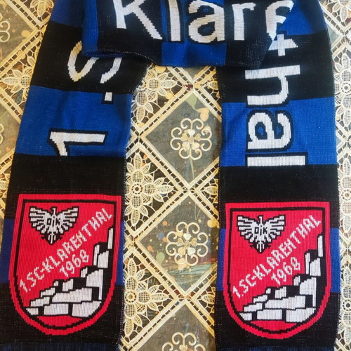 SC Klarenthal scarf used, team colors