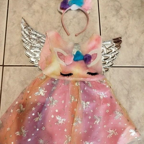 Unicorn kids carnival costume like new for 4 years old