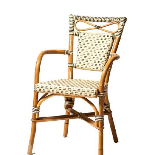 Bamboo chair new in brown and green