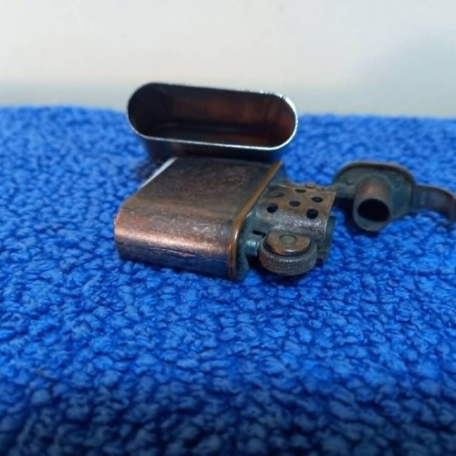 Columbus Lighter used, vintage brass finish, 1956