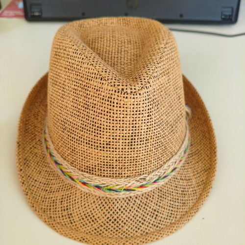 Unisex MG Hellas Brown Hat 21x15cm, like new