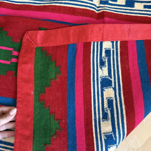 Handwoven Blanket like new 1.60x2.10