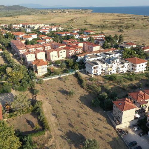 Land 2,500 sqm corner plot in Psakoudia Halkidiki, buildable