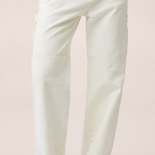 Mango straight cargo jeans white-beige size EU36 like new