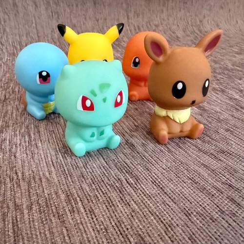 Pokémon faces like new set of 5 figurines