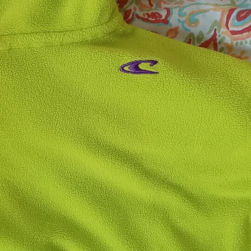 O'Neill fleece like new, size L, yellow