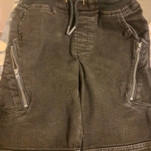 Zara Kids black jogger pants size 122 cm like new