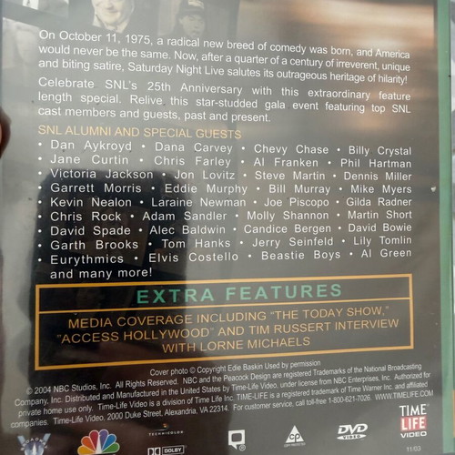 Saturday Night Live 25th Anniversary DVD new, comedy