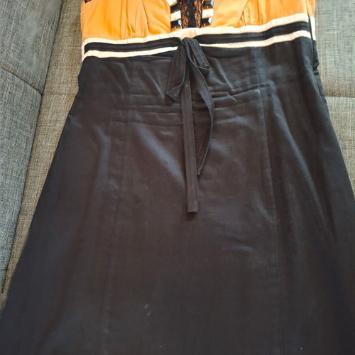 Billy Sabbado dress used, black and orange, size M