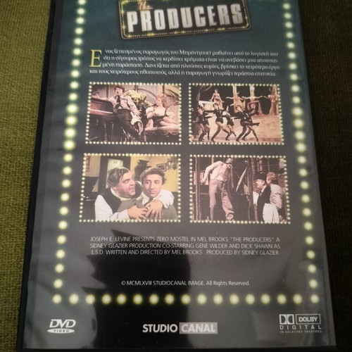 The Producers DVD, action adventure with subtitles