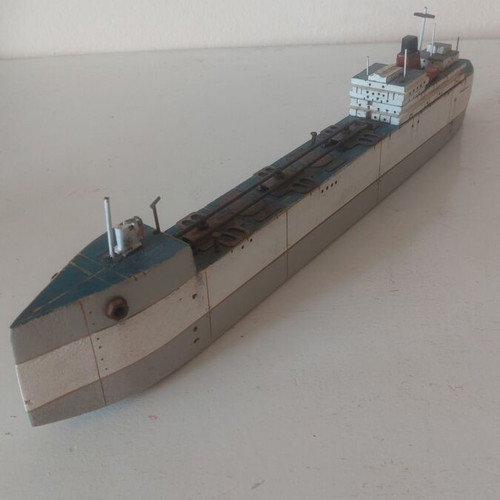Decorative Handmade Ship Made From Recycled Materials