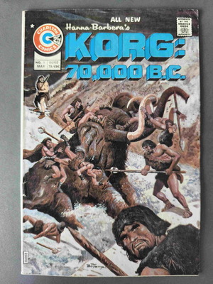 Charlton Comics KORG 70000 BC 1 used comic book in English