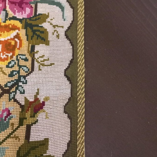 Handmade table runner new, multicolored, lined